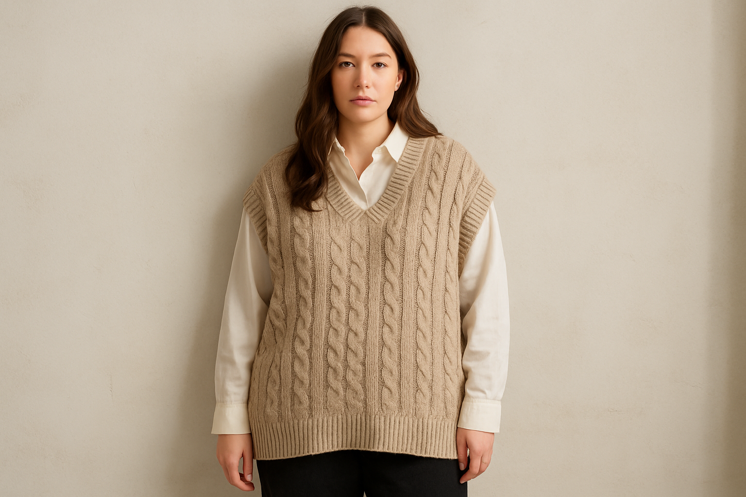 Sweater Vest Styles Every Woman oversize