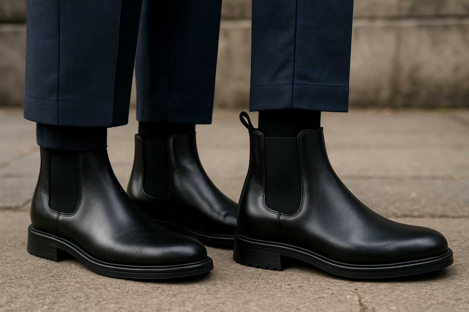 The relationship between trouser length and Chelsea boot