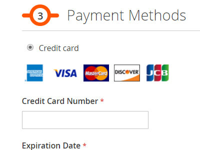 supported payment methods