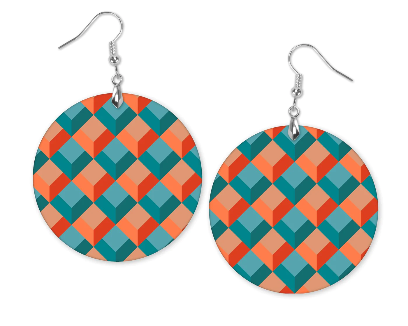 Handmade Retro Wood Earrings