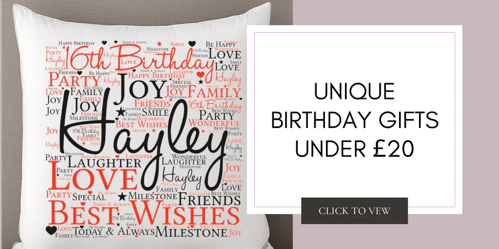 10 Personalised Birthday Gifts Under £20 10 Personalised Birthday Gifts Under £20