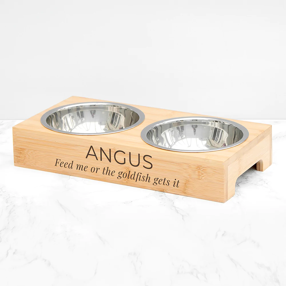 Pet bowl set