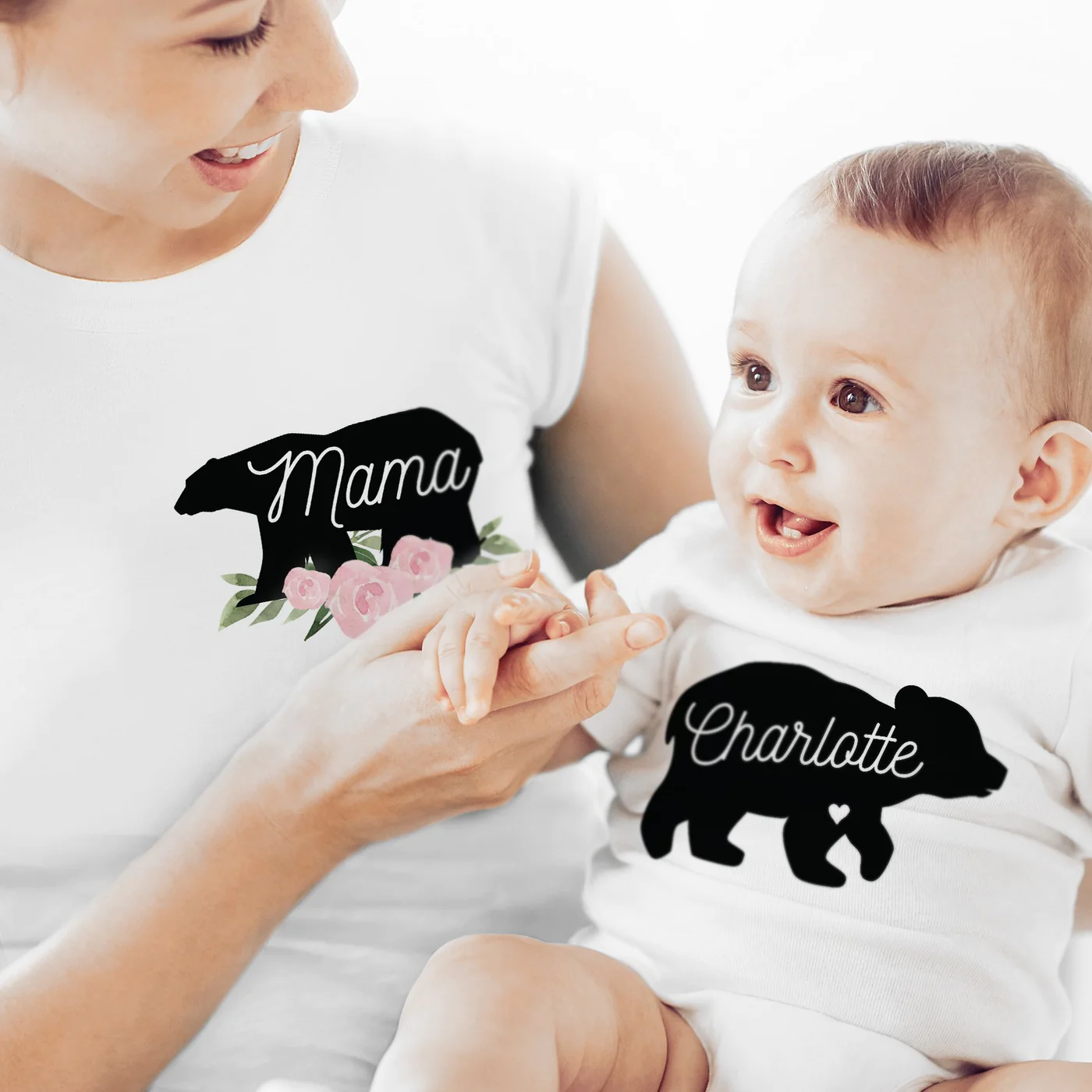 Mother & Baby Mama Bear T-Shirt And Vest Set Mother & Baby Mama Bear T-Shirt And Vest Set