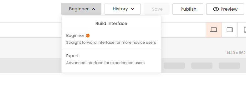 tapita build interface