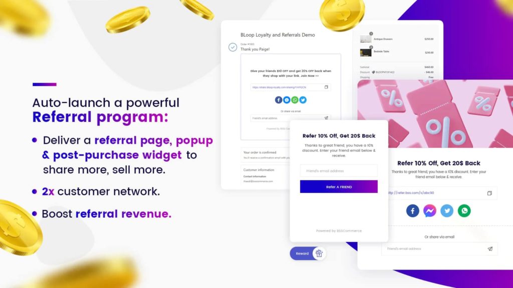 bloop rewards & referral