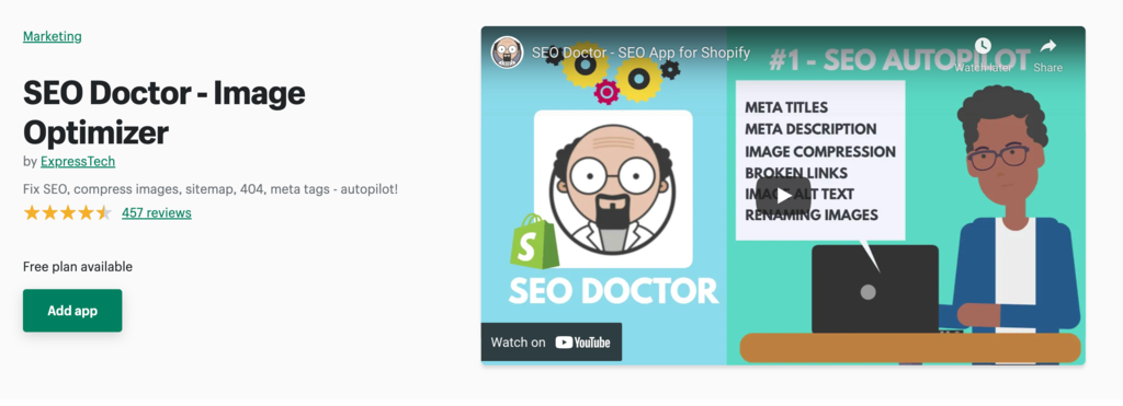 SEO Doctor Shopify