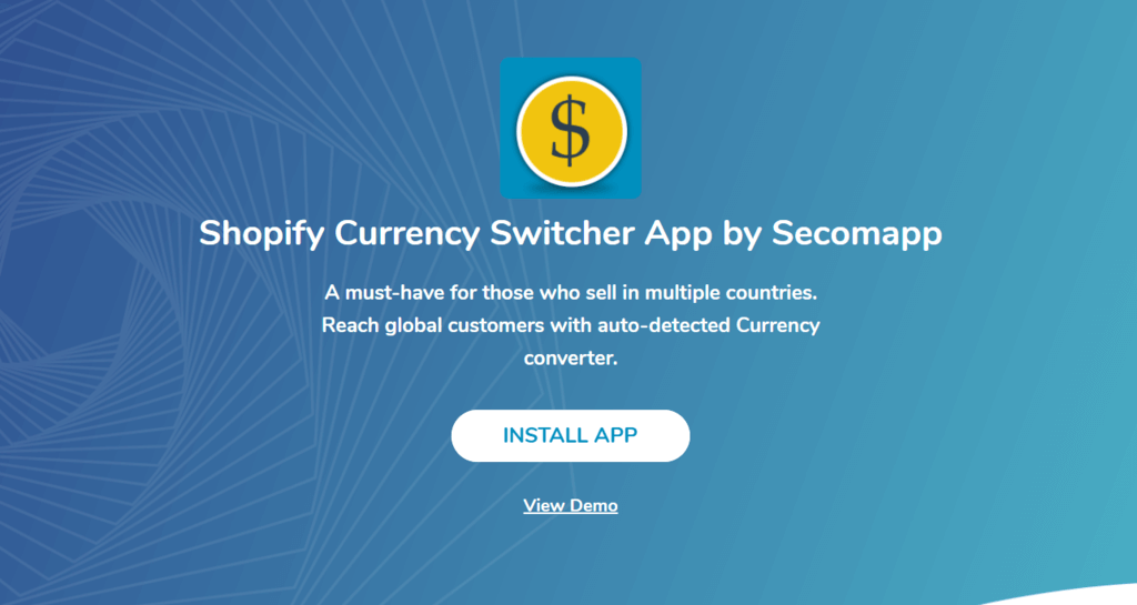 Shopify Currency Switcher Secomapp