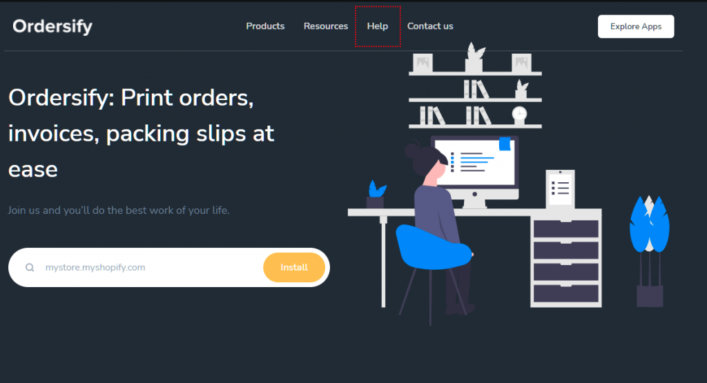 Ordersify order printer