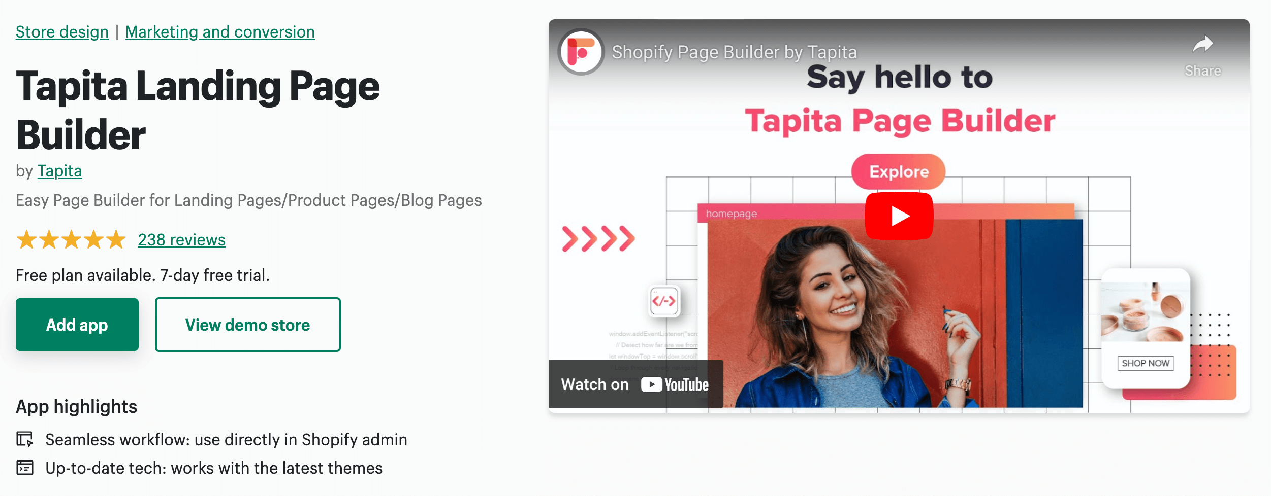 tapita page builder