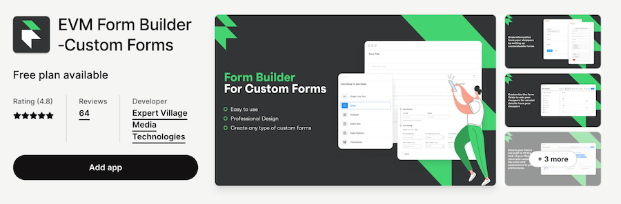 EVM Form Builder ‑Custom Forms