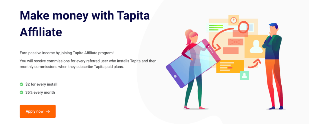 Tapita affiliate