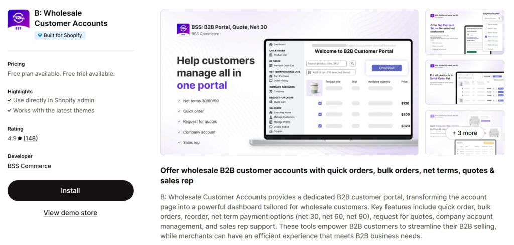 B: Wholesale Customer Accounts