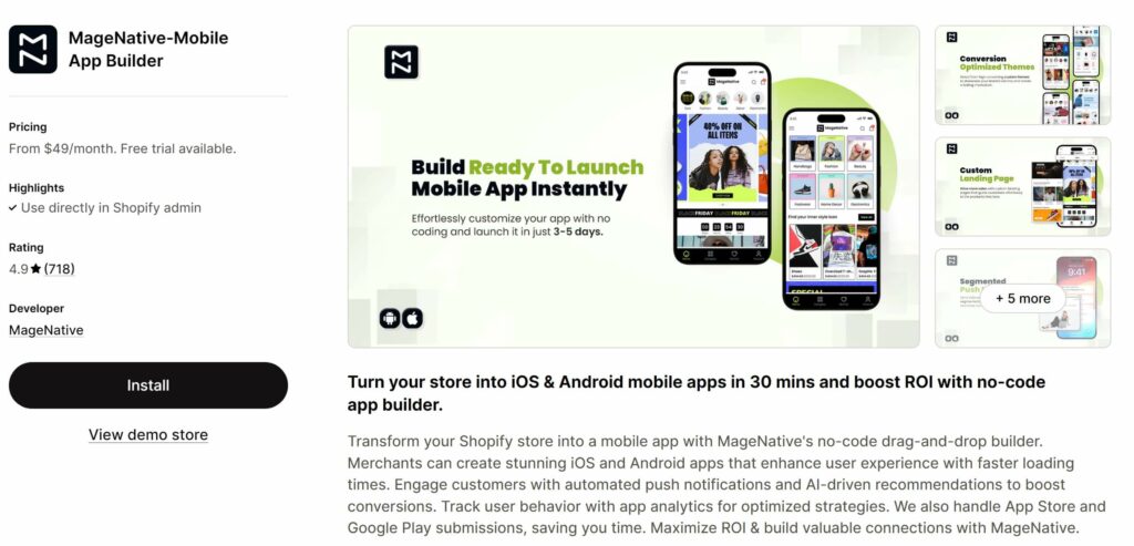 Mobile App Builder - MageNative