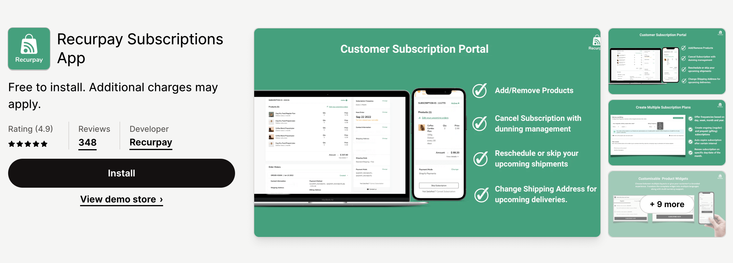 Recurpay Subscriptions