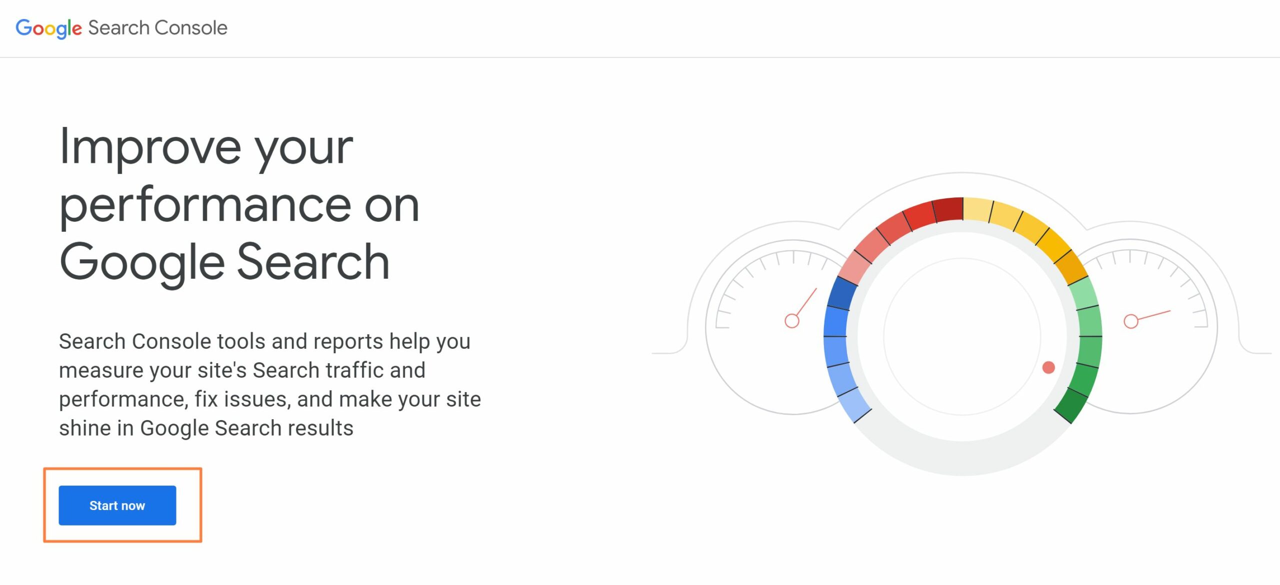 Google Search Console Start Now